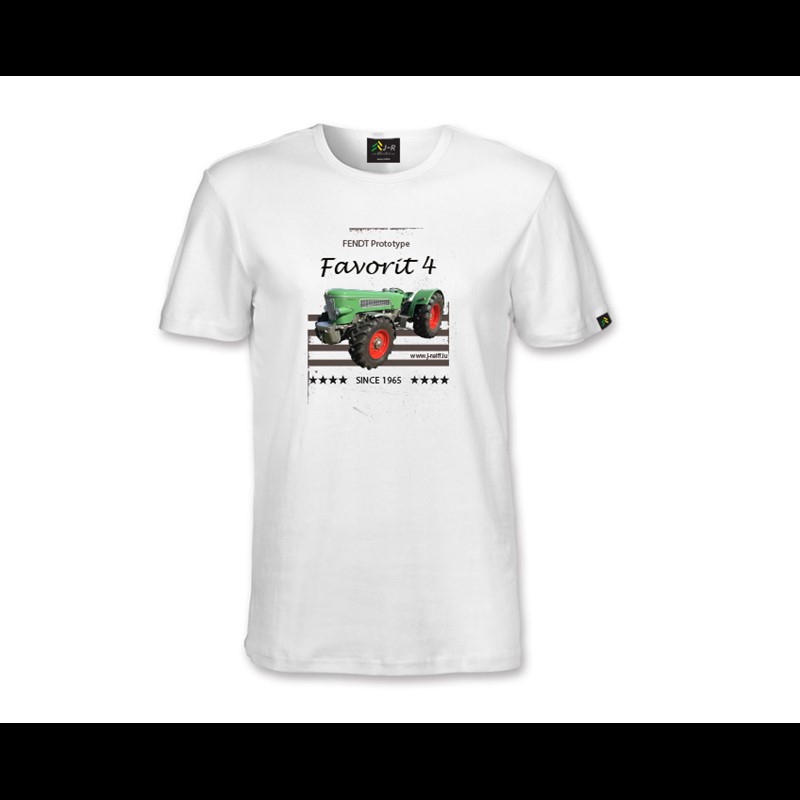 Oldtimer T-Shirt Fendt Favorit 4 in weiß L